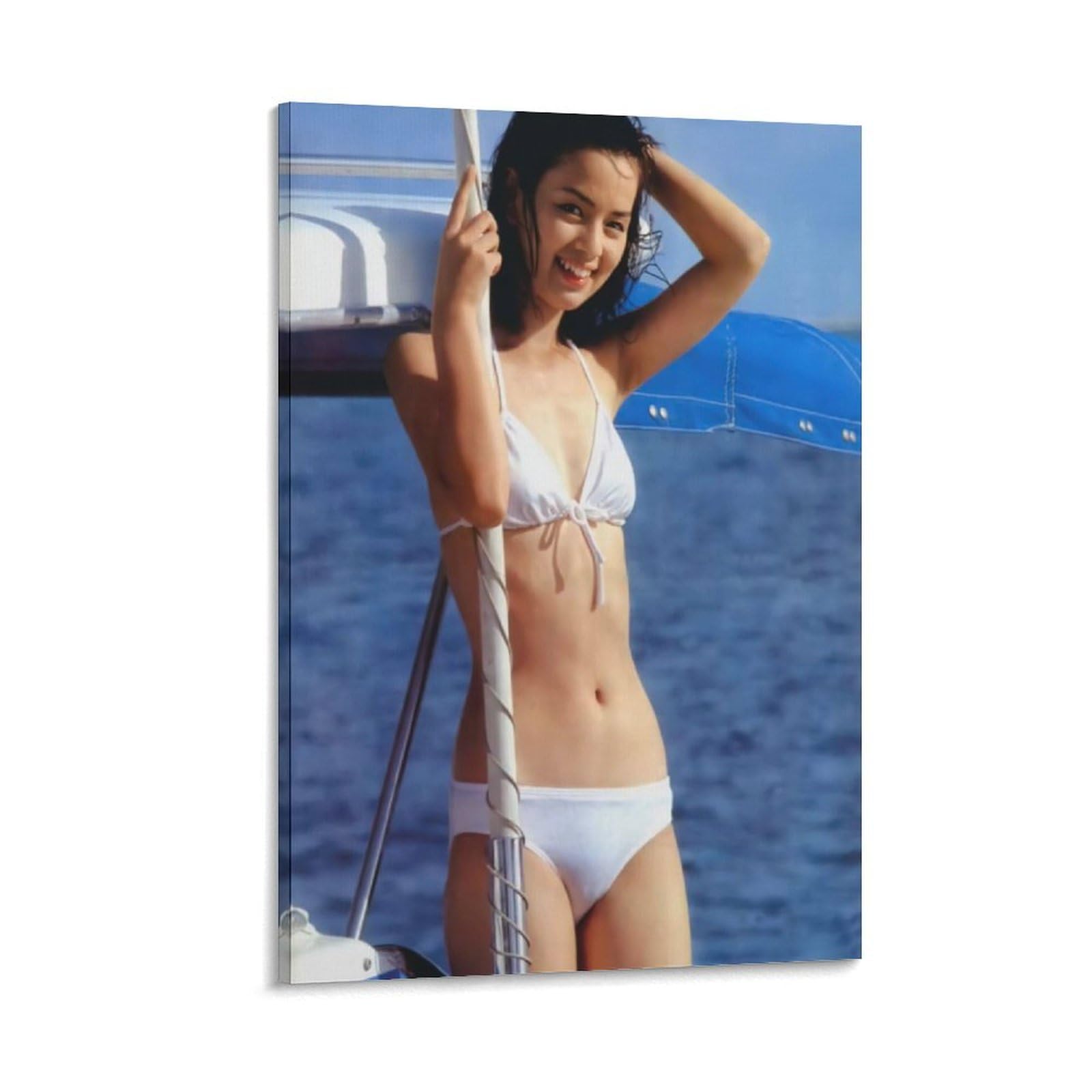 Amazon.co.jp: 岡田奈々 女優 歌手若い頃 レトロ 水着3 ポスター